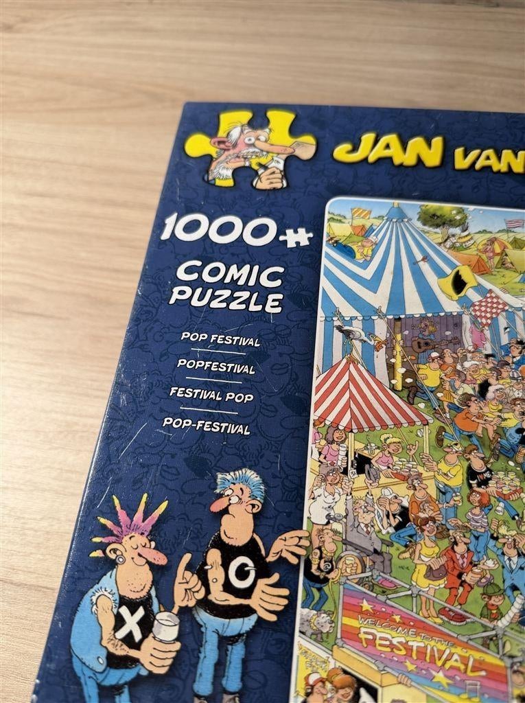 Jan van Haasteren - pop festival - 1000 stuks - s6647, Ophalen of Verzenden, 500 t/m 1500 stukjes, Zo goed als nieuw
