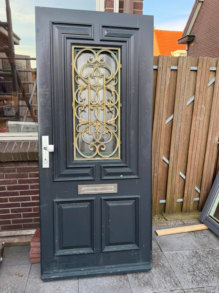 Rooster voordeur norhtgo, Doe-het-zelf en Verbouw, Deuren en Horren, Ophalen, 80 tot 100 cm, Glas, 200 tot 215 cm