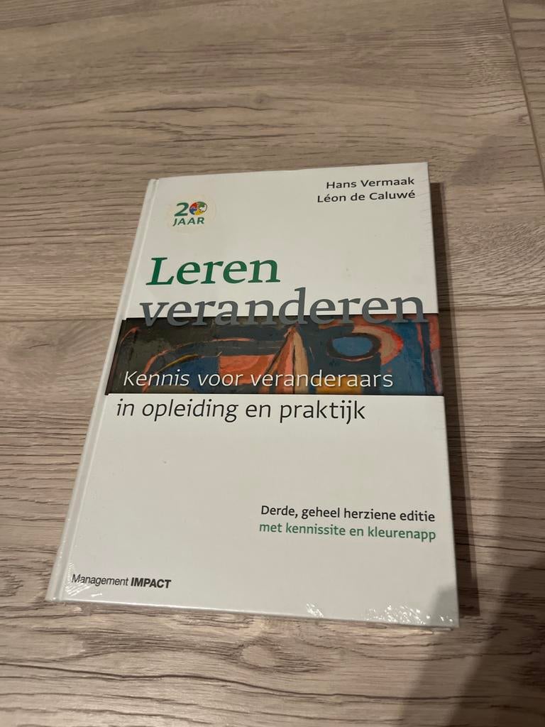 Leren veranderen - Hans Vermaak (Nieuw in verpakking), Ophalen of Verzenden, Gamma, Nieuw, HBO