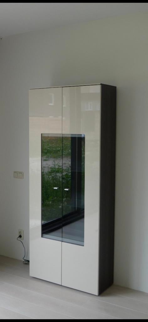 Brinkmann Lumino wandvitrinekast met RGB Ledverlichting, Ophalen, Met deur(en), 50 tot 100 cm, Zo goed als nieuw