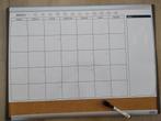 Whiteboard en marker met magneet, Ophalen of Verzenden, Gebruikt, Magneetbord