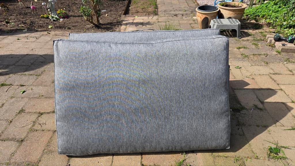 Palletkussens set: 2 zit- en 2 rugkussens (Redzipper), Ophalen of Verzenden, Gebruikt