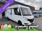 Hymer B600 MC Enkele Bedden Hefbed 2X Airco Zonnepanelen Lit, Caravans en Kamperen, Campers, Airbags, 7 tot 8 meter, Diesel, Elektrische ramen