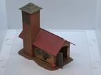 Oud brandweer kazerne mist 1 deur in ho, Hobby en Vrije tijd, Modeltreinen | H0, Gebruikt, Jouef, Gelijkstroom of Wisselstroom