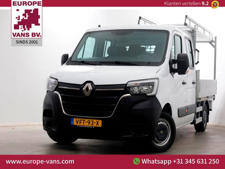 Renault Master T35 2.3 dCi 135pk L2 D.C. Open Laadbak Airco/, Auto's, Bestelauto's, Bedrijf, Te koop, ABS, Airconditioning, Alarm
