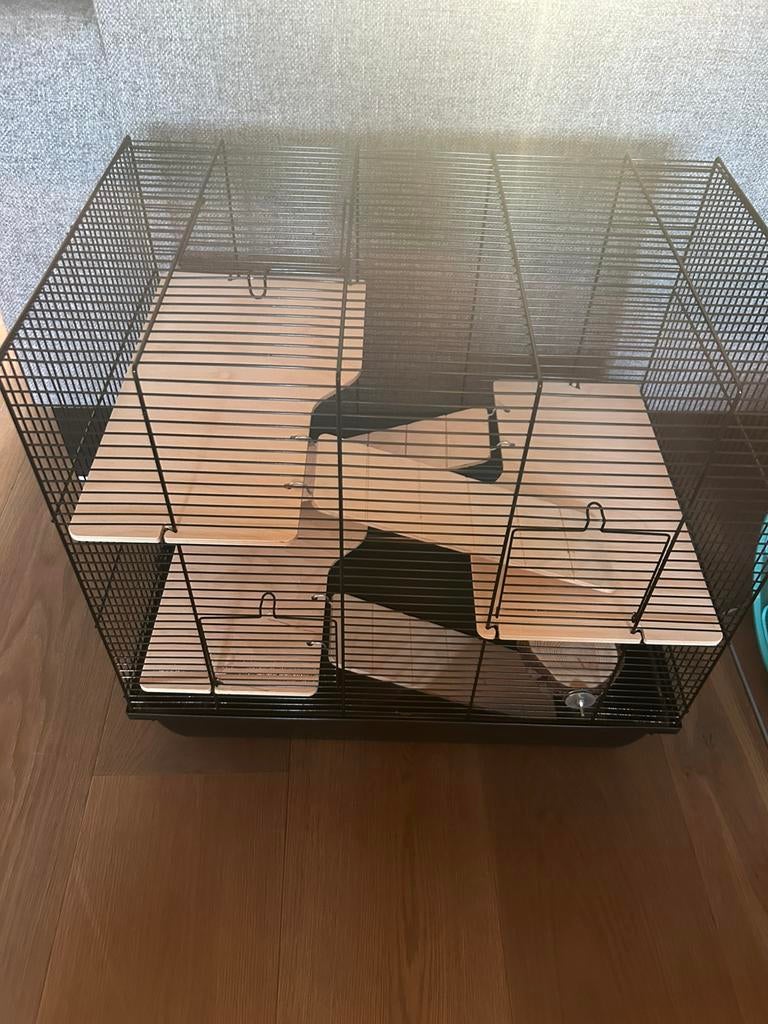 Hamsterkooi, Dieren en Toebehoren, Knaagdieren en Konijnen | Hokken en Kooien, Minder dan 60 cm, Kooi, Gebruikt, Minder dan 75 cm