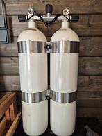 Stalen Dubbelset 212 Liter Concave, Watersport en Boten, Ophalen, Gebruikt, Duikfles