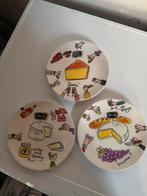 Blond Amsterdam Kaas Bordjes - Set van 3, Blond Amsterdam, Ophalen of Verzenden, Zo goed als nieuw, Bord(en)