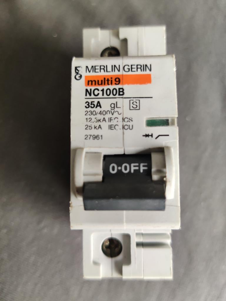 Merlin Gerin multi9 NC100B 35A, Ophalen of Verzenden, Nieuw