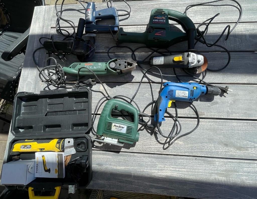 Partij elektrisch gereedschap., Ophalen of Verzenden, Gebruikt