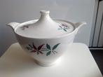 Dekselschaal kom schaal soepterrine fruitbowl Clematis decor, Antiek en Kunst, Ophalen of Verzenden