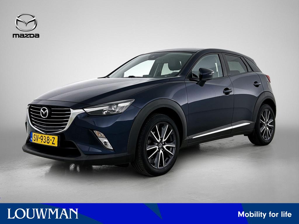 Mazda CX-3 2.0 SkyActiv-G 120 SkyLease GT / 32.440 KM. ! / F, Auto's, Mazda, 4 cilinders, Blauw, SUV of Terreinwagen, CX-3