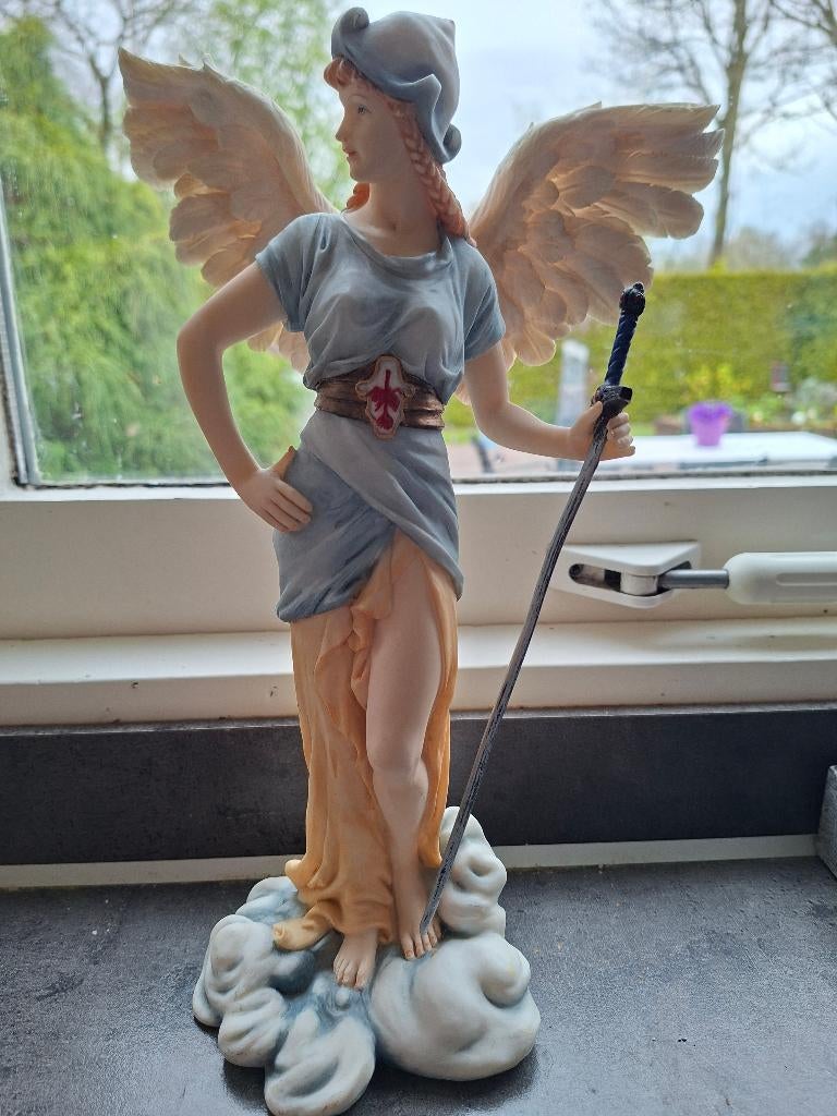 prachtig engelen beeld, veronese, Verzamelen, Beelden en Beeldjes, Ophalen of Verzenden, Zo goed als nieuw, Religie
