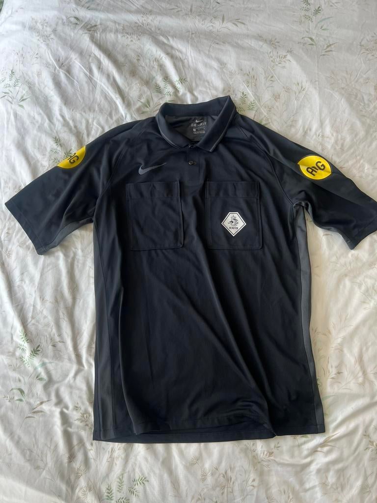 Scheidsrechter shirt KNVB Nike. Maat L, Sport en Fitness, Voetbal, Maat L, Ophalen of Verzenden, Zo goed als nieuw, Shirt