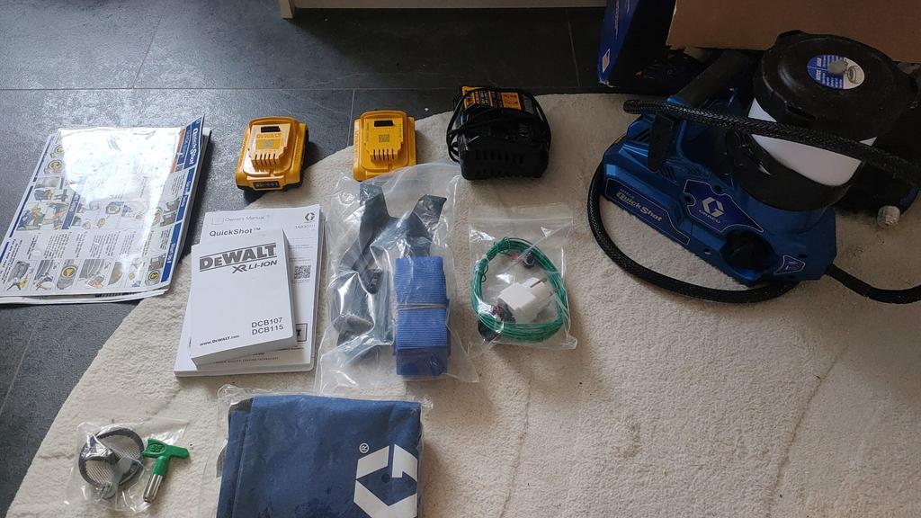 Nieuwe Graco ultra quickshot, Ophalen of Verzenden, Zo goed als nieuw, Verfspuit of Verfpomp