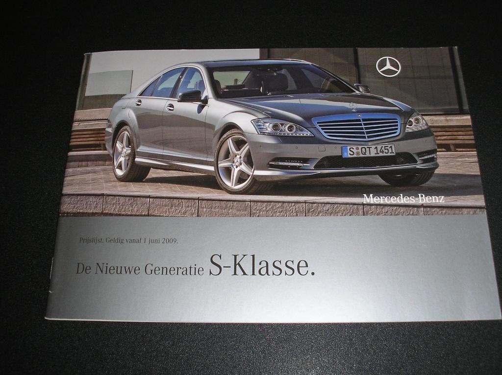 Mercedes-Benz S-Klasse W221, prijslijst, juni 2009, Ophalen of Verzenden, Zo goed als nieuw, Mercedes