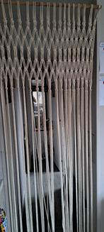 Macramé deurgordijn / wandkleed - Handgemaakt, 200 cm of meer, Zo goed als nieuw, Crème, Bohemian, Macramé, Handgemaakt