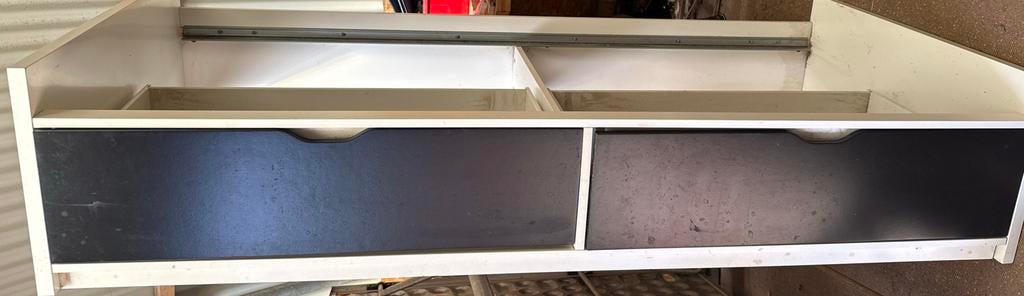 Bed 90x200, Ophalen, 90 cm, Eenpersoons, Wit