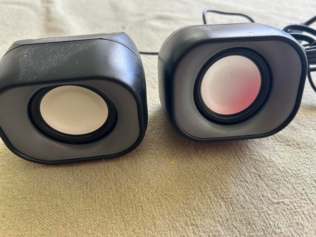 Eminent EM3513 Speaker Set 2.0 - Compacte USB Speakers, Computers en Software, Pc speakers, Ophalen of Verzenden, Gebruikt, Audiokanaal 2