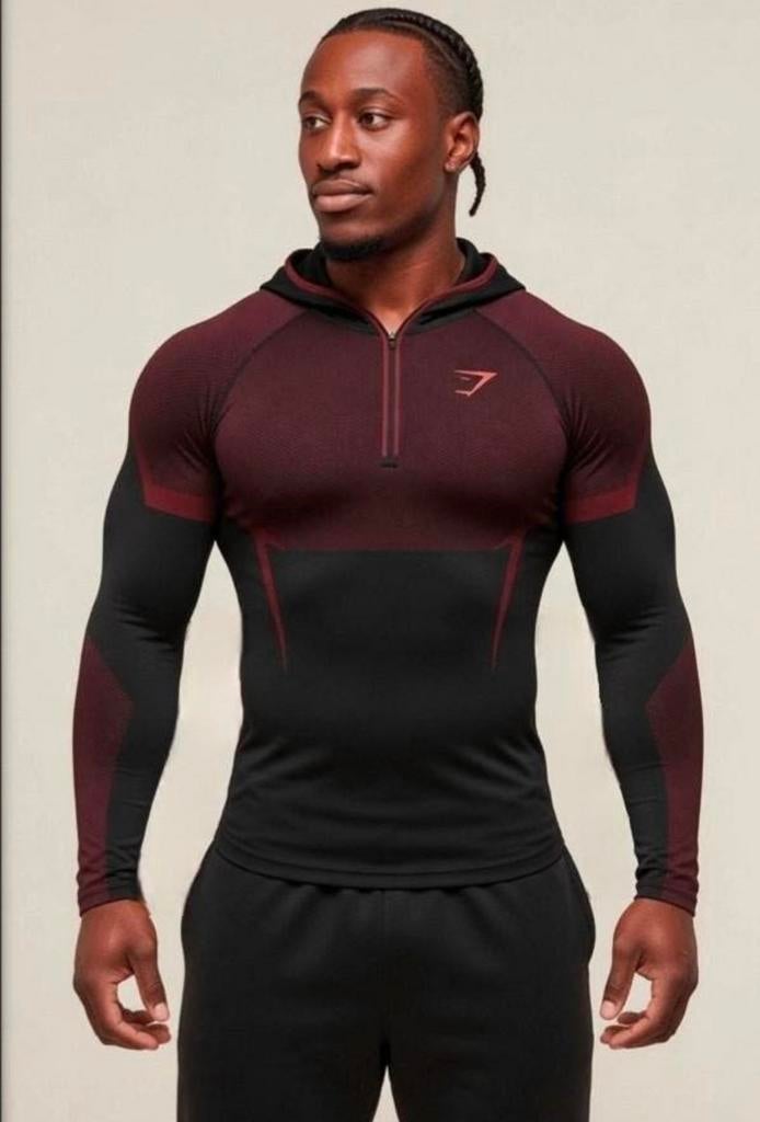 Gymshark Hoodie Rood Maat S, Fitness, Gymshark, Nieuw, Ophalen of Verzenden