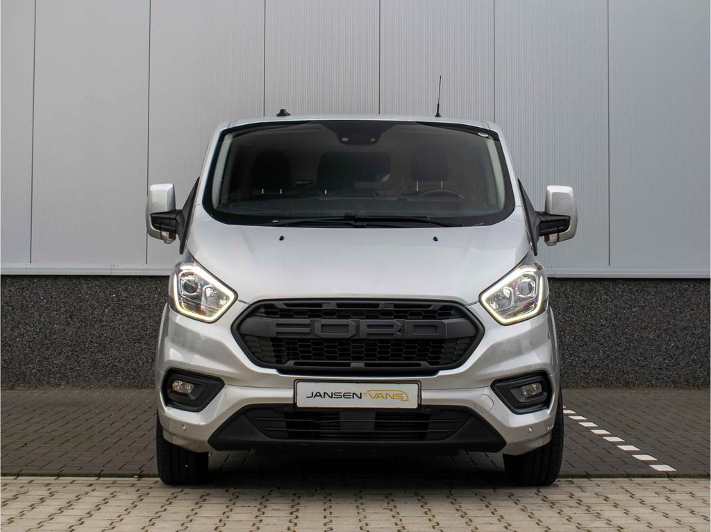 Ford Transit Custom 300 | L2H1 | Trekhaak 2800kg | Nieuwe DB, Auto's, Bestelauto's, Voorwielaandrijving, Zwart, 4 cilinders, 1991 kg