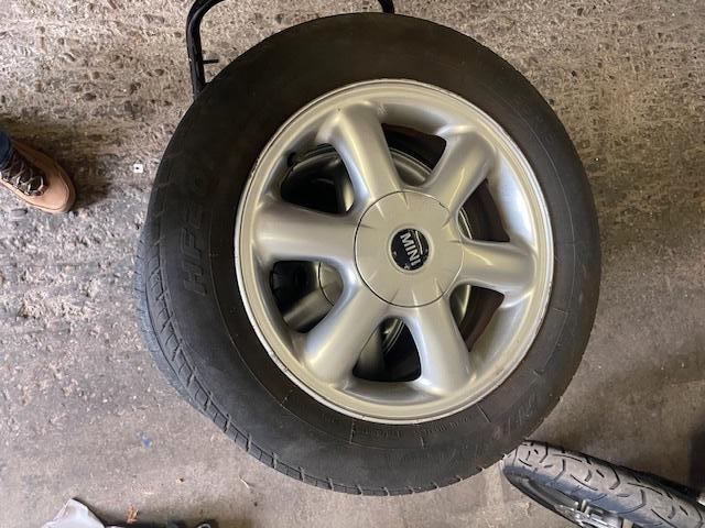 Wielenset Mini Banden met LM velgen, Auto-onderdelen, Banden en Velgen, Ophalen, Gebruikt, 15 inch, 175 mm