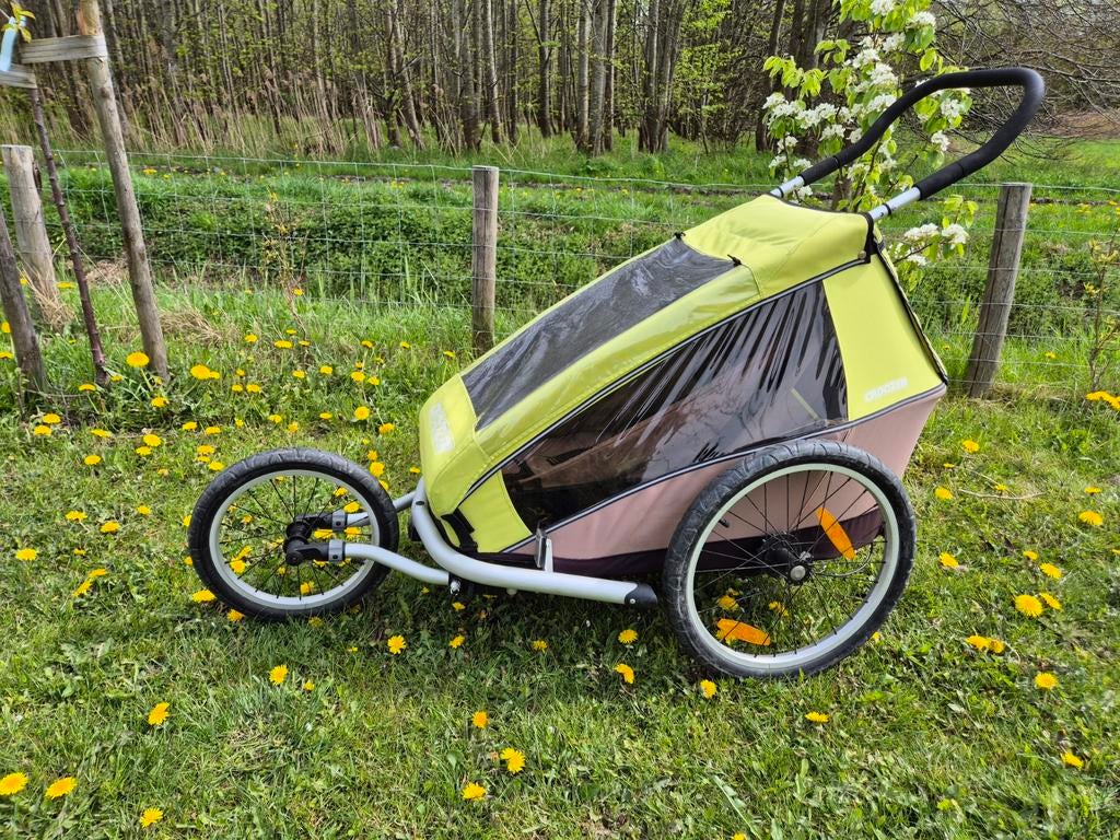 Croozer Kid fietskar/ hardloopwagen inclusief babysling, Ophalen, Gebruikt, Kinderkar, 40 tot 60 kg