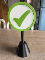 Bordje met groen en rood voor verlrschilkende doeleinden, Ophalen of Verzenden, Zo goed als nieuw