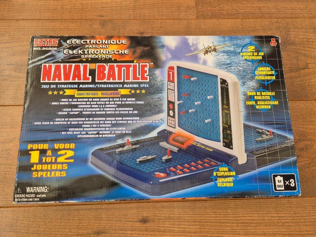 Zeeslag marine schepen elektronish bordspel compleet, Hobby en Vrije tijd, Gezelschapsspellen | Bordspellen, Een of twee spelers