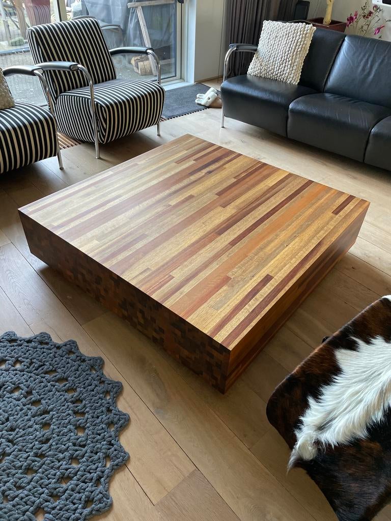 Aulia salontafel 1.2m, Henk Vos design, zo goed als nieuw, Huis en Inrichting, Tafels | Salontafels, Ophalen, Strak, modern, tijdloos
