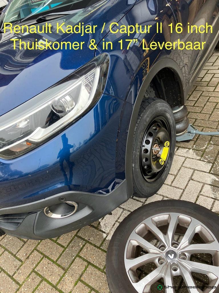 Thuiskomer Reservewiel RENAULT Captur Scenic Kadjar Nissan 1, Gebruikt, -, -, Banden en Velgen