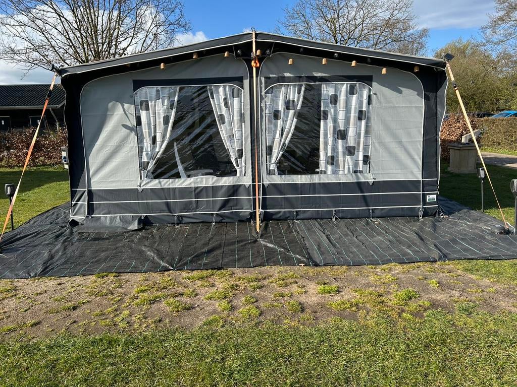 Nieuwe voortent 2.70 m diep omloopmaat 9.32 m, Caravans en Kamperen, Voortenten en Luifels, Ophalen, Nieuw
