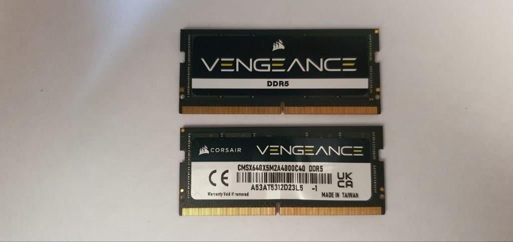 Corsair Vengeance DDR5 SODIMM kit — 64GB (2x32GB), Verzenden, Zo goed als nieuw, DDR5, 64 GB
