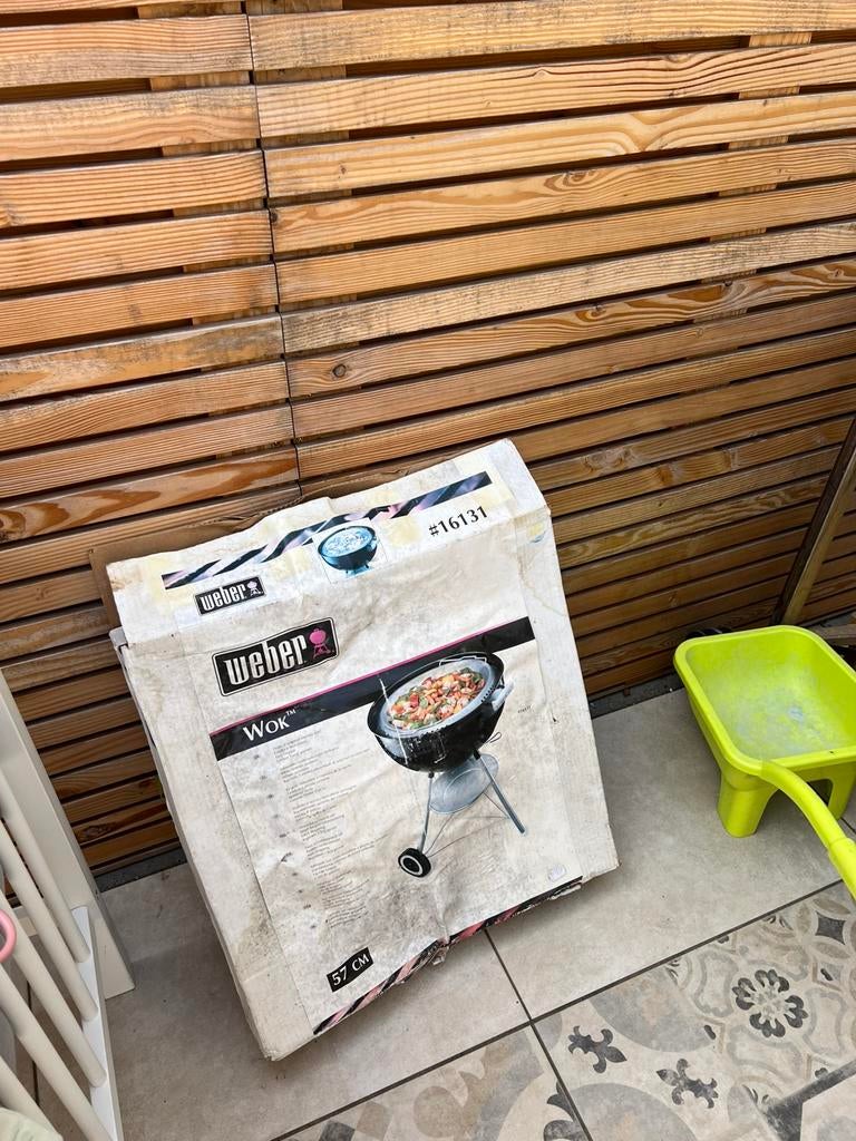 Weber wok, Ophalen of Verzenden, Zo goed als nieuw