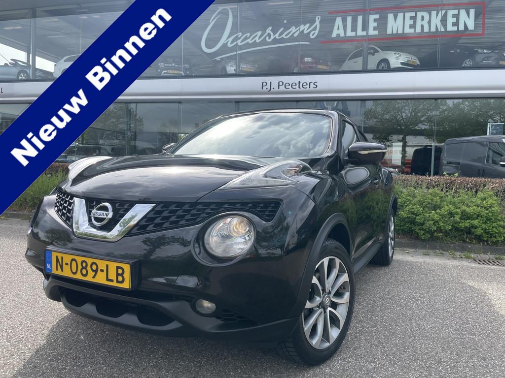 Nissan Juke 1.2 DIG-T S/S Connect Edition Achteruitrijcamera, Voorwielaandrijving, Stof, 116 pk, Zwart