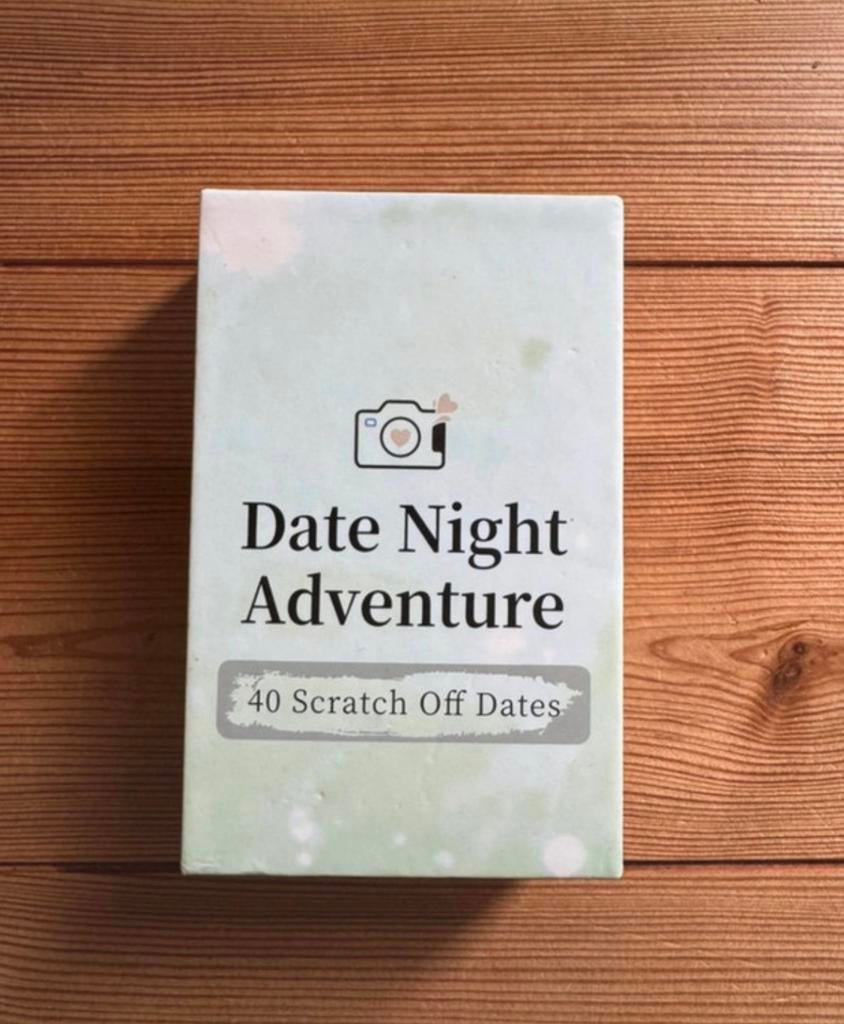 Date Night Adventure 40 kras date ideeën kaarten liefde, Ophalen of Verzenden, Zo goed als nieuw