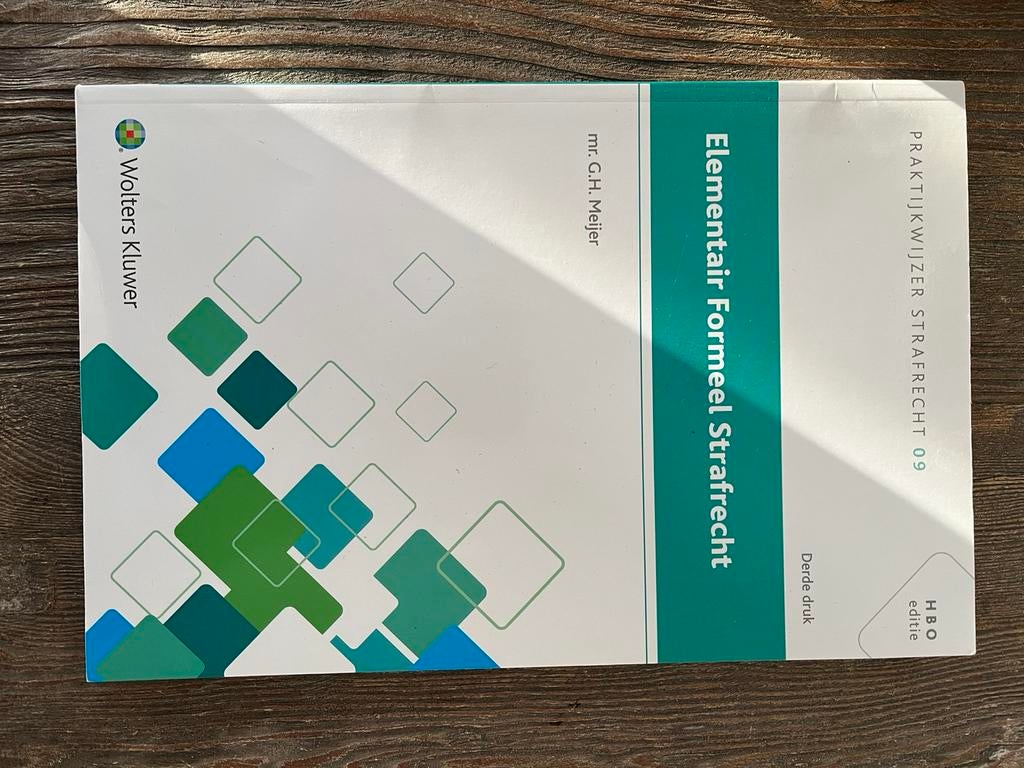 Elementair Formeel Strafrecht, Boeken, Ophalen of Verzenden, Zo goed als nieuw
