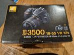Nikon D3500 18-55 VR Kit - Zo goed als nieuw!, Spiegelreflex, Ophalen of Verzenden, Zo goed als nieuw, Nikon