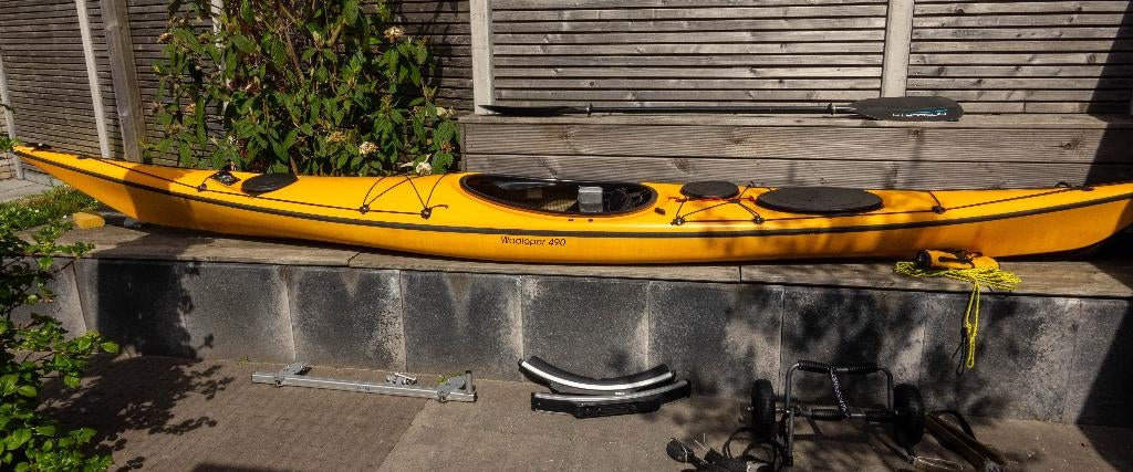Zeekajak Wadloper 490 (Shore-line), Watersport en Boten, Ophalen, Gebruikt, 1-persoons