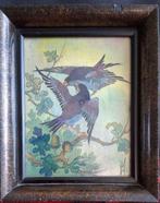 Art deco aquarel gesigneerd, Antiek en Kunst, Ophalen of Verzenden