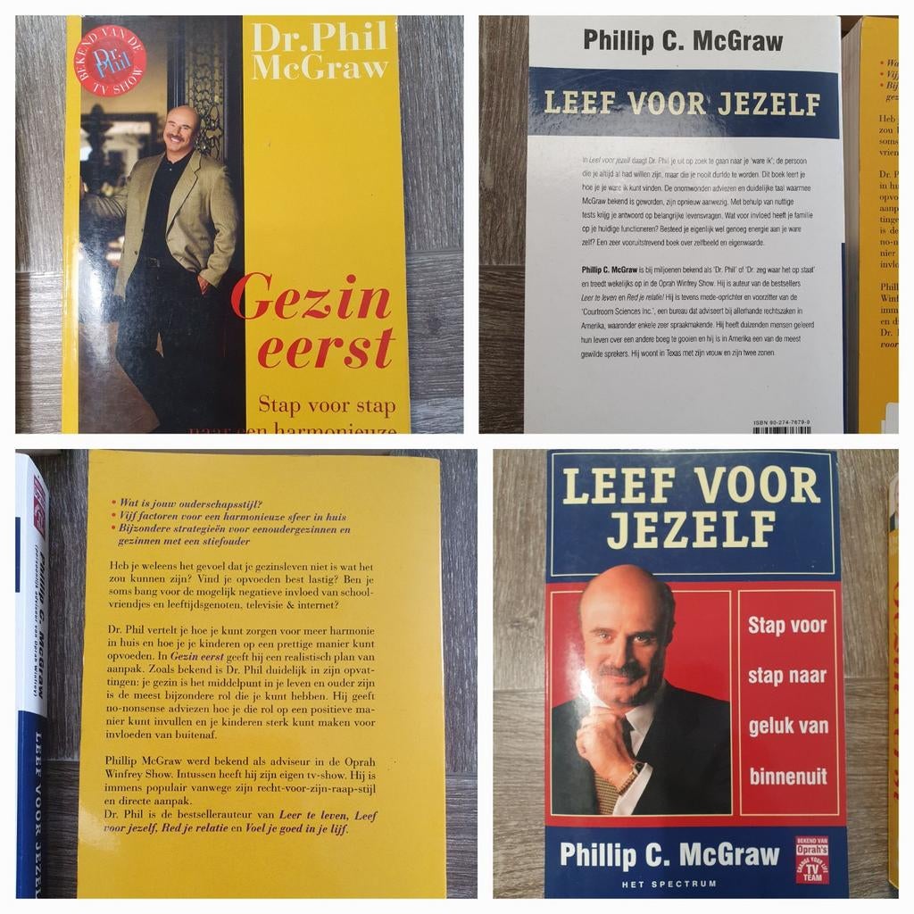 2 Psychologieboeken van schrijver: Dr. Phil McGraw, Ophalen of Verzenden, Zo goed als nieuw, Sociale psychologie, Dr. Phil McGraw