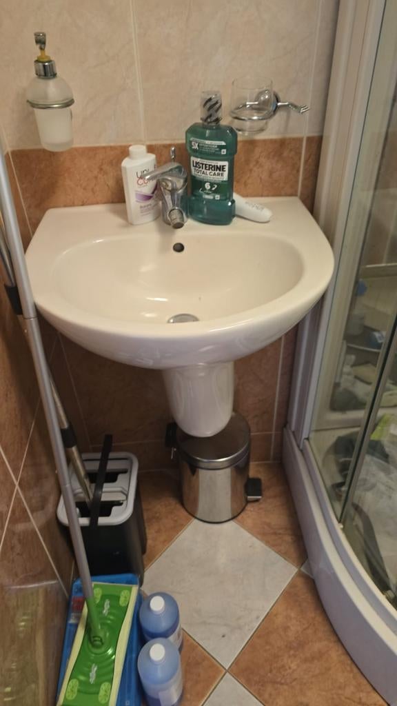 Wasbak compleet, Ophalen, Gebruikt, 50 tot 100 cm, Minder dan 100 cm