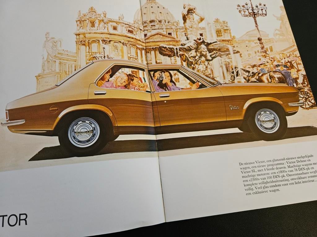 Brochure Vauxhall Victor, VX 4/90, Ventora 1972, Ophalen of Verzenden, Zo goed als nieuw, Overige merken