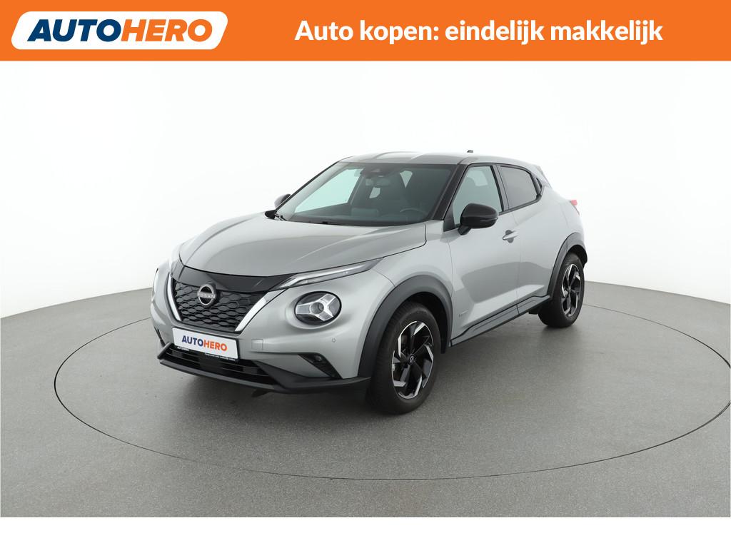 Nissan Juke 1.6 Hybrid Premiere Edition |RG83826| (bj 2023), 1300 kg, Gebruikt, Leder en Stof, Hybride Elektrisch/Benzine