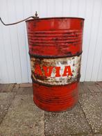 Uniek Vintage AVIA Olievat - 100% Lekvrij & Hard - Topstaat!, Ophalen