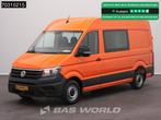 Volkswagen Crafter 102pk Dubbel Cabine L3H3 Airco Euro6 DC D, Auto's, Gebruikt, Euro 6, 2000 kg, Volkswagen