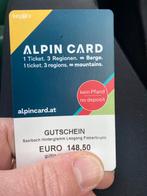 Twgoed kaart voor saalbach zell am see kaprun, Kortingskaart