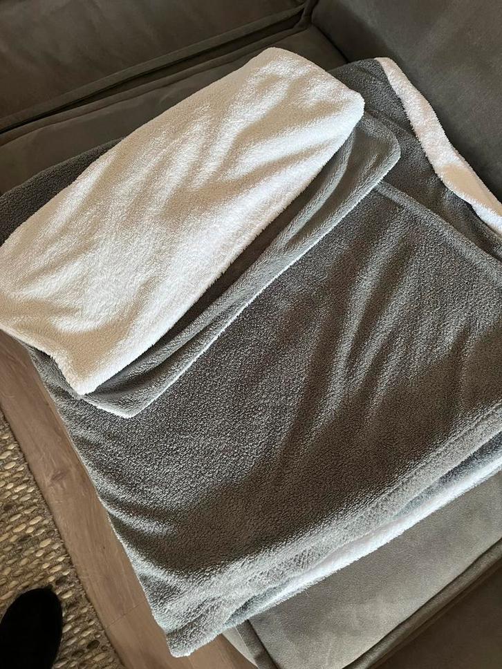 Optidee optipluche 1 persoons dekbedovertrek, Huis en Inrichting, Slaapkamer | Beddengoed, Gebruikt, Dekbedovertrek, Eenpersoons