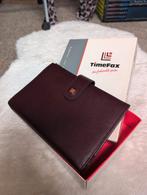 Timefax Bordeaux rood leren organiser NL produkt., Diversen, Agenda's, Ophalen of Verzenden, Nieuw
