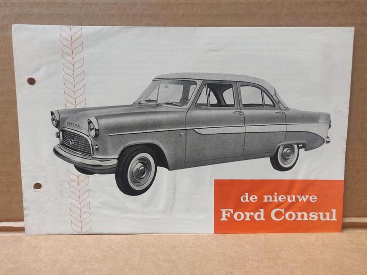 Ford Consul / Zephyr Brochure - Origineel!, Verzamelen, Automerken, Motoren en Formule 1, Auto's, Ophalen of Verzenden
